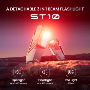 1000LM Rechargeable EDC Flashlight