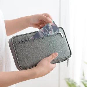 Family Travel Wallet Passport Holder